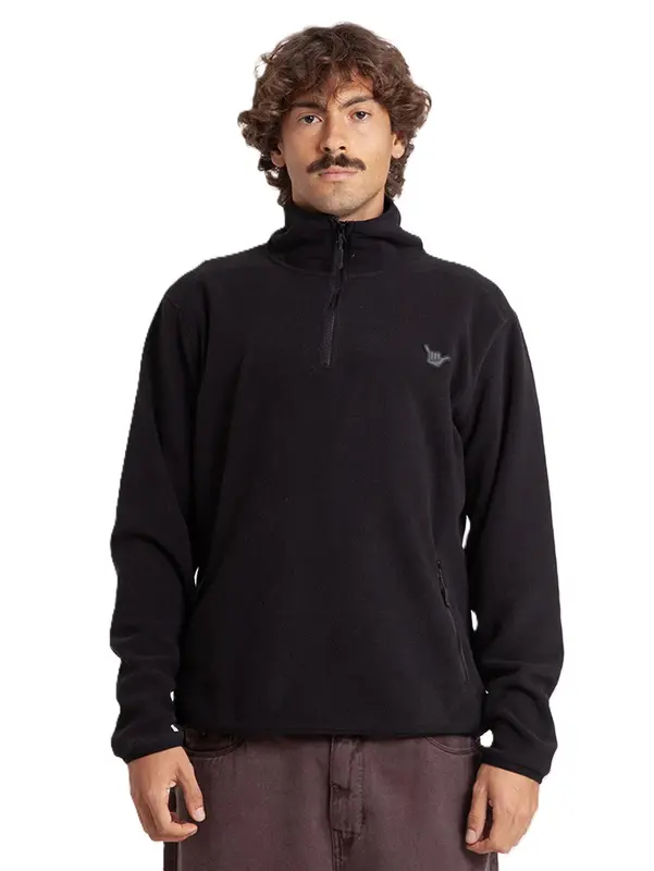 BLUSA HANG LOOSE FLEECE HALPH BLACK