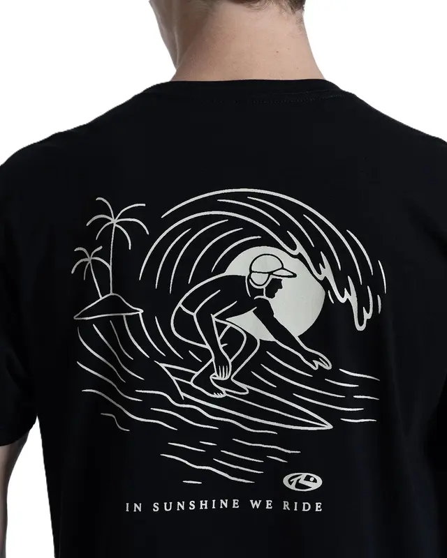 CAMISETA RUSTY SUNSHINE PRETO