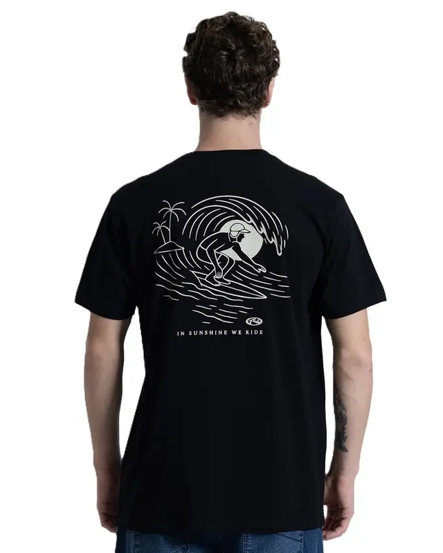 CAMISETA RUSTY SUNSHINE PRETO