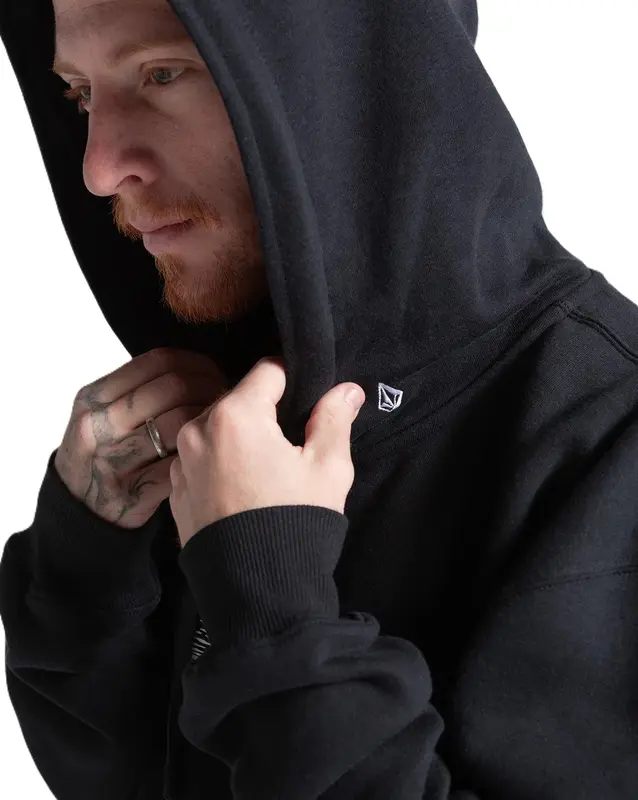 MOLETOM VOLCOM STONE LUNAR PRETO