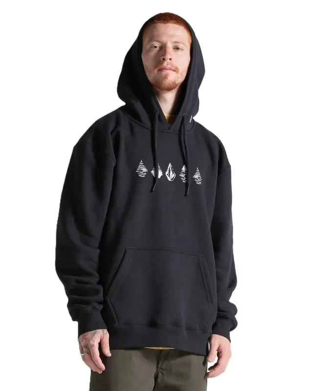 MOLETOM VOLCOM STONE LUNAR PRETO