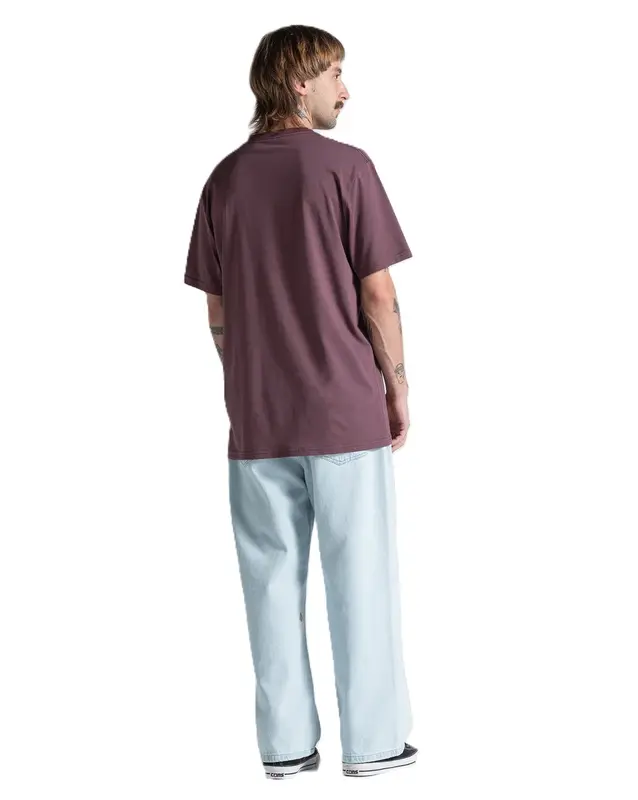 CAMISETA VOLCOM SIGN STONE BORDO