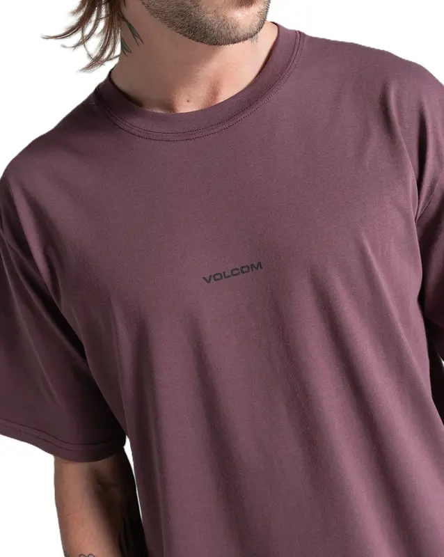 CAMISETA VOLCOM SIGN STONE BORDO