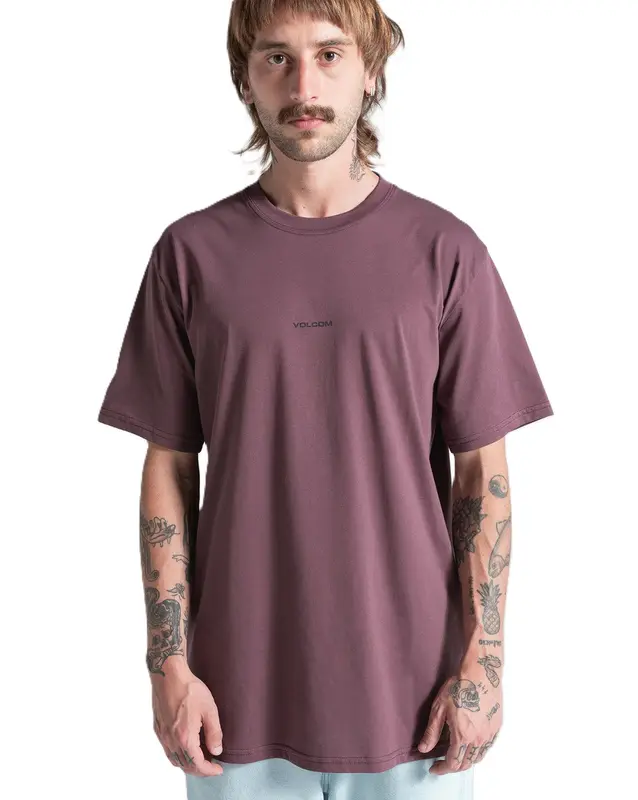 CAMISETA VOLCOM SIGN STONE BORDO