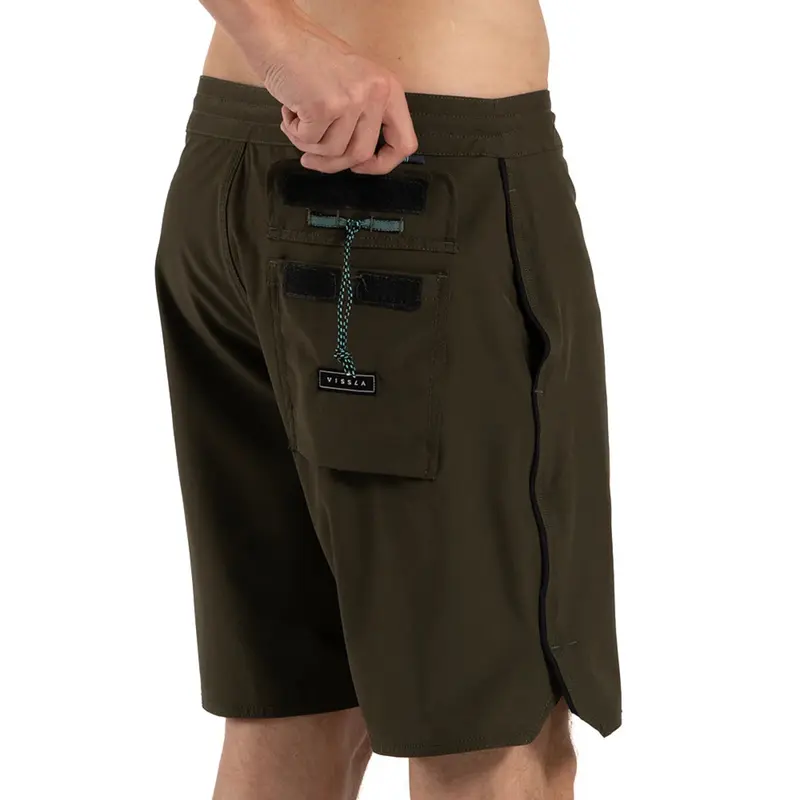 BOARDSHORTS VISSLA SOLID SETS ARMY GREEN