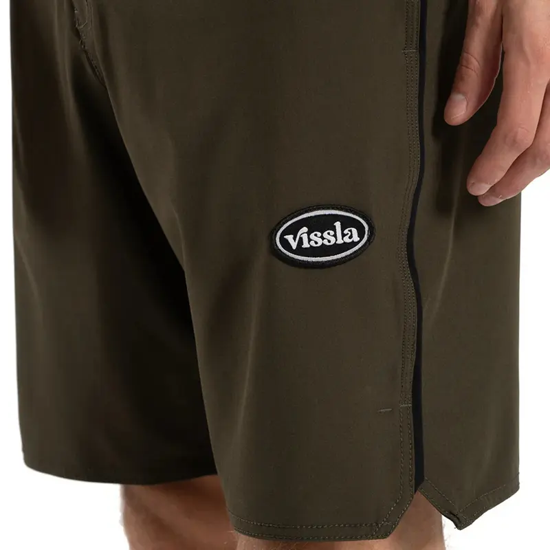 BOARDSHORTS VISSLA SOLID SETS ARMY GREEN