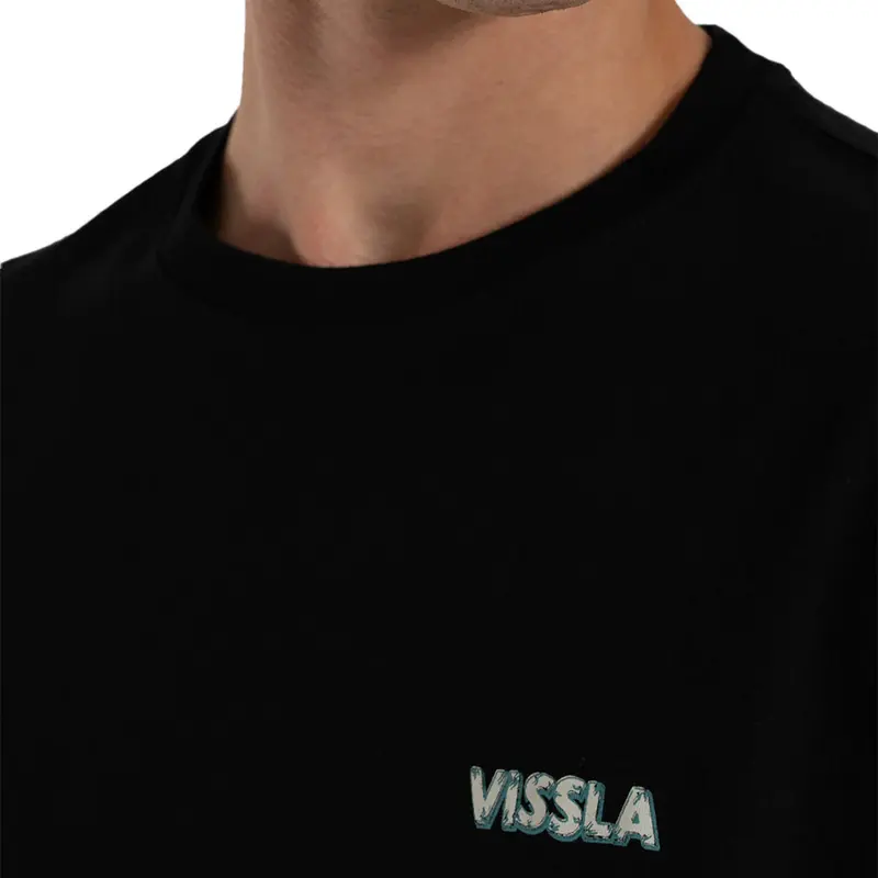 CAMISETA VISSLA CUTTING EDGE PRETO