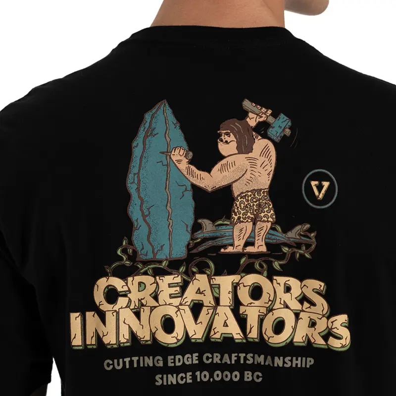 CAMISETA VISSLA CUTTING EDGE PRETO