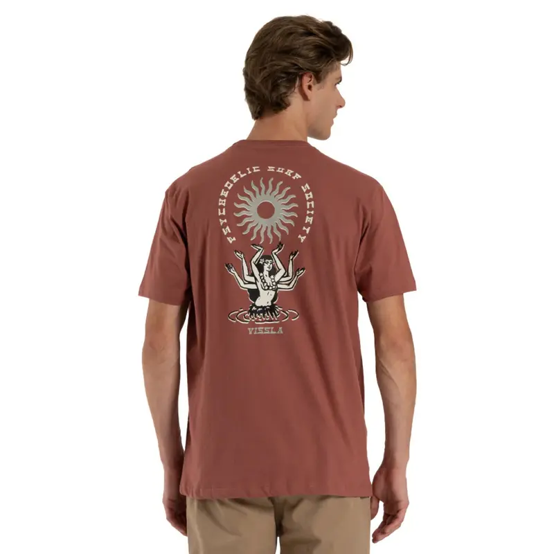 CAMISETA VISSLA HULA HANDS ROSE