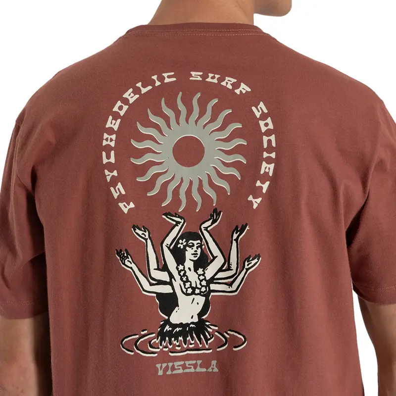 CAMISETA VISSLA HULA HANDS ROSE