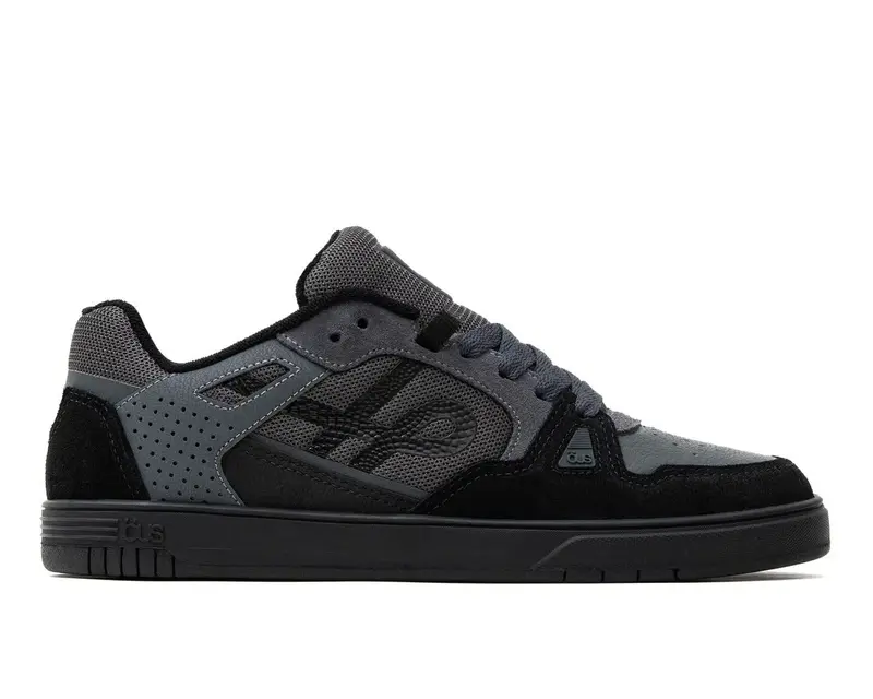 TENIS ÖUS 2K COURO PRT CINZA MULTI ESSENCIAL