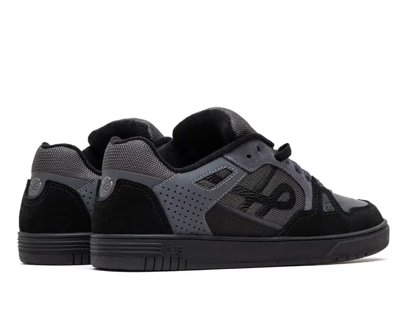 TENIS ÖUS 2K COURO PRT CINZA MULTI ESSENCIAL