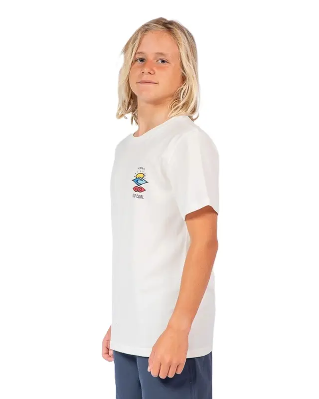 CAMISETA RIP CURL SEARCH ICON JUVENIL BONE