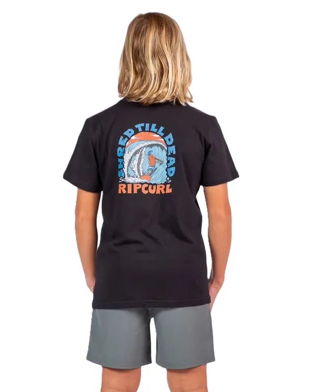 CAMISETA RIP CURL SHRED TIL JUVENIL BLACK