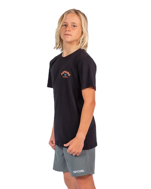 CAMISETA RIP CURL SHRED TIL JUVENIL BLACK