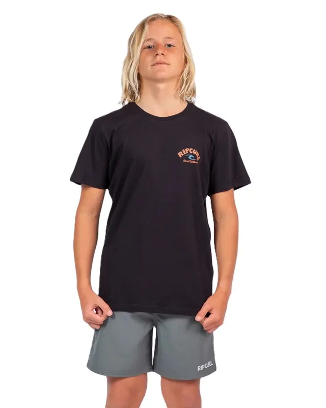 CAMISETA RIP CURL SHRED TIL JUVENIL BLACK