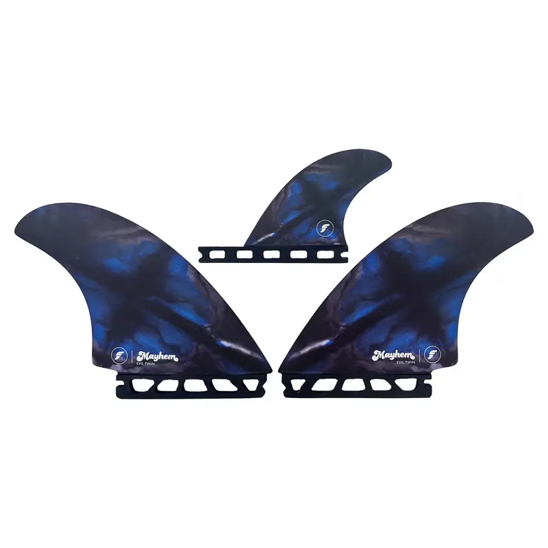 QUILHA FUTURES MAYHEM LARGE EVIL TWIN +1 AZUL/PRETO
