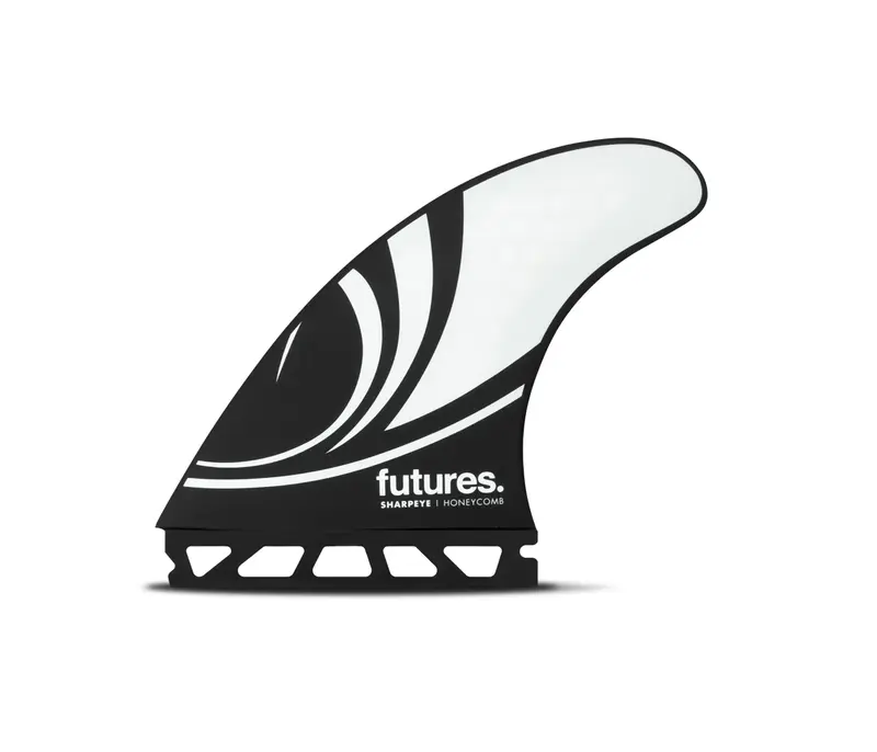 QUILHA FUTURES SHARP EYE LARGE HC HONEYCOMB PRETO/BRANCO