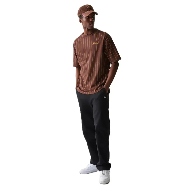 CAMISETA NEW ERA PINSTRIPE MARROM
