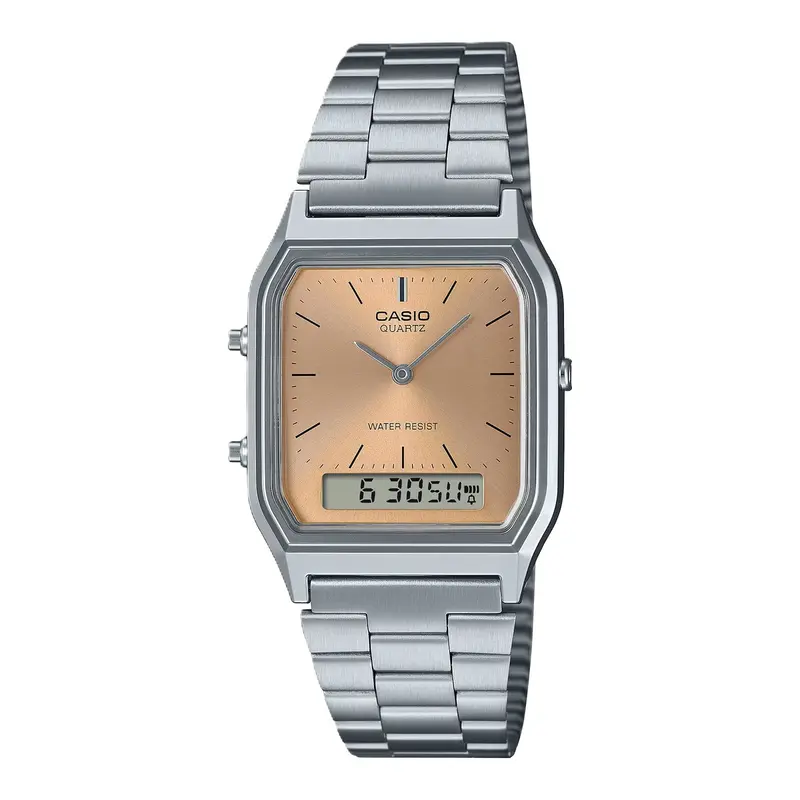 RELOGIO CASIO VIINTAGE AQ-230A-4AMQYDF-SC PRATA