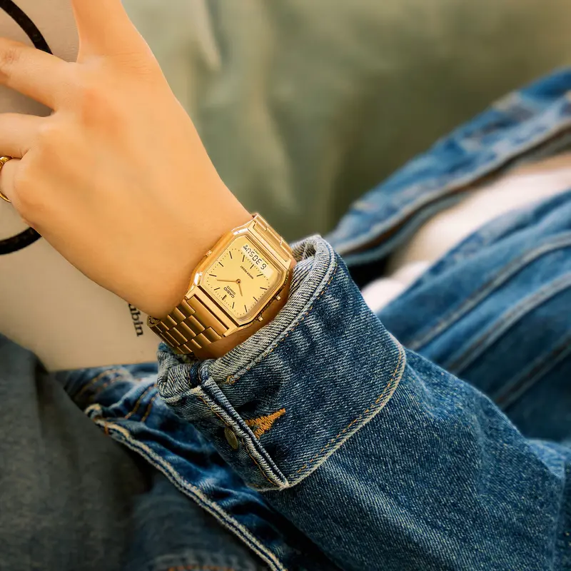 RELOGIO CASIO VINTAGE AQ-230GA-9DMQ-SC DOURADO