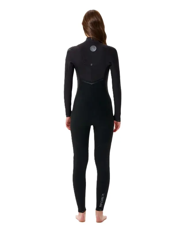LONG JOHN RIP CURL EBOMB 3/2MM CHEST ZIP 0090-BLACK
