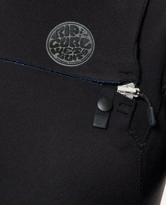 LONG JOHN RIP CURL EBOMB 3/2MM CHEST ZIP 0090-BLACK