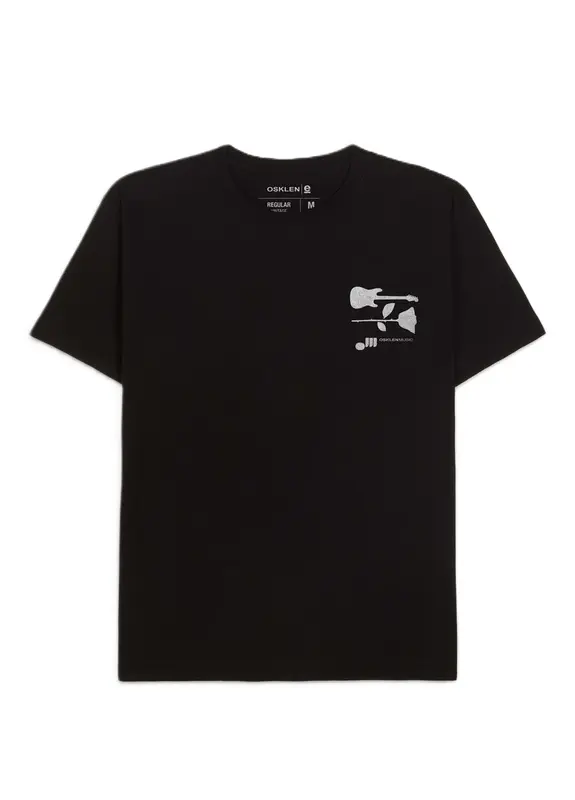 CAMISETA OSKLEN VINTAGE ROCK PRETO
