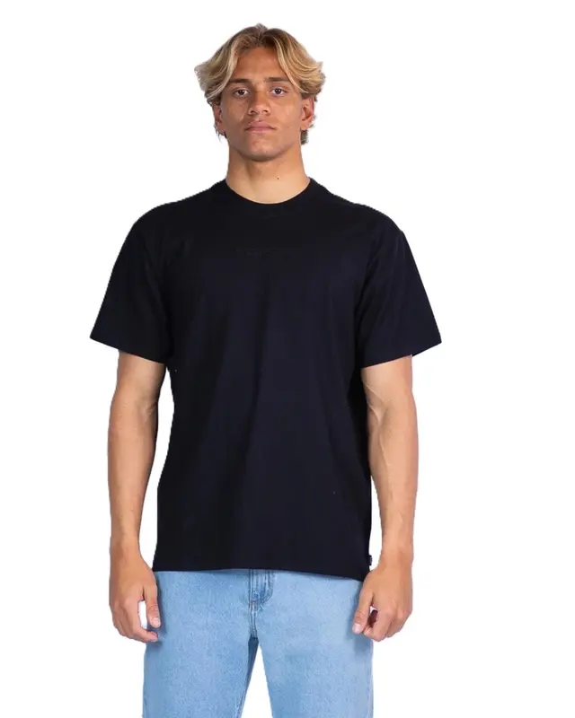 CAMISETA RIP CURL EASY EMBROIDERY BLACK
