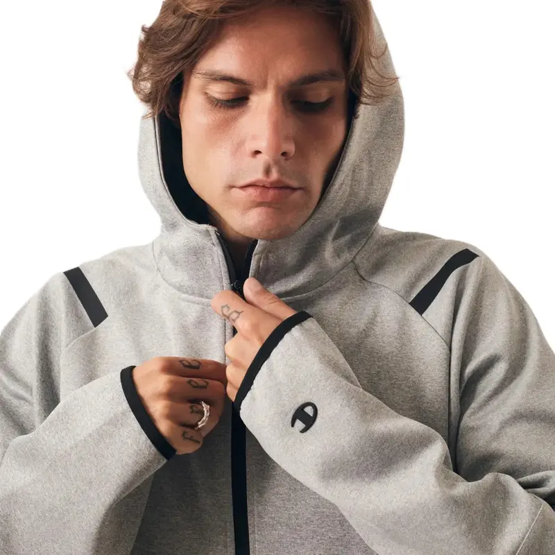 JAQUETA CHAMPION REFLECTIVE C LOGO OX GRAY