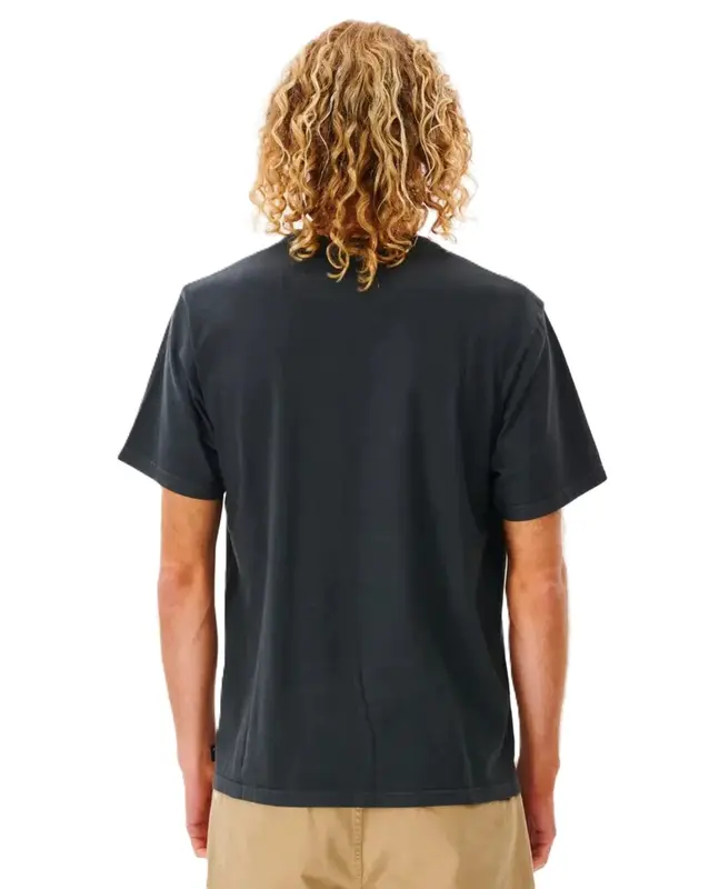 CAMISETA RIP CURL CLASSIC SURF WASHED BLACK