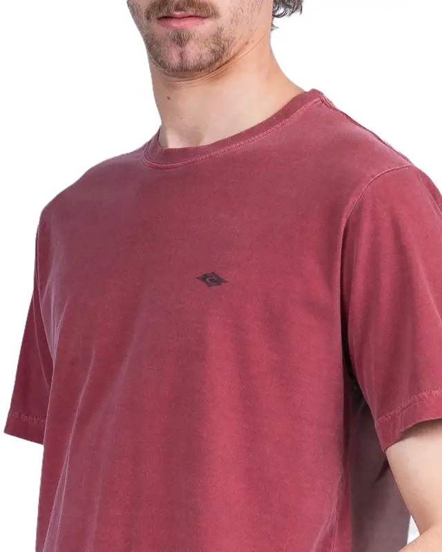 CAMISETA RIP CURL CLASSIC SURF WASHED MERLOT
