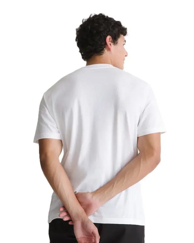 CAMISETA VANS NEW LEFT CHEST WHITE-BLACK