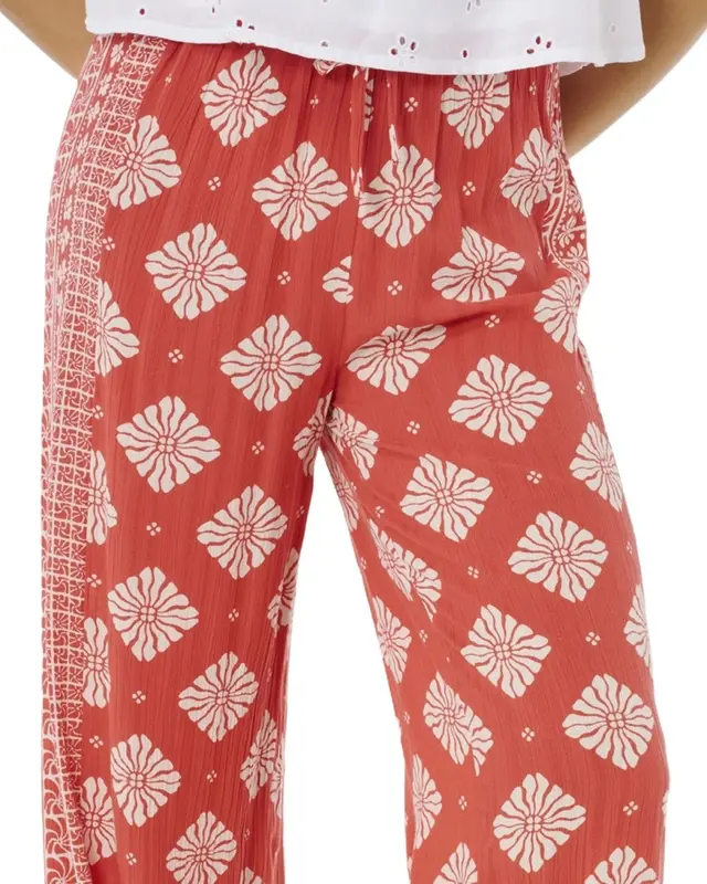 CALCA RIP CURL VENTURA WIDE LEG RED