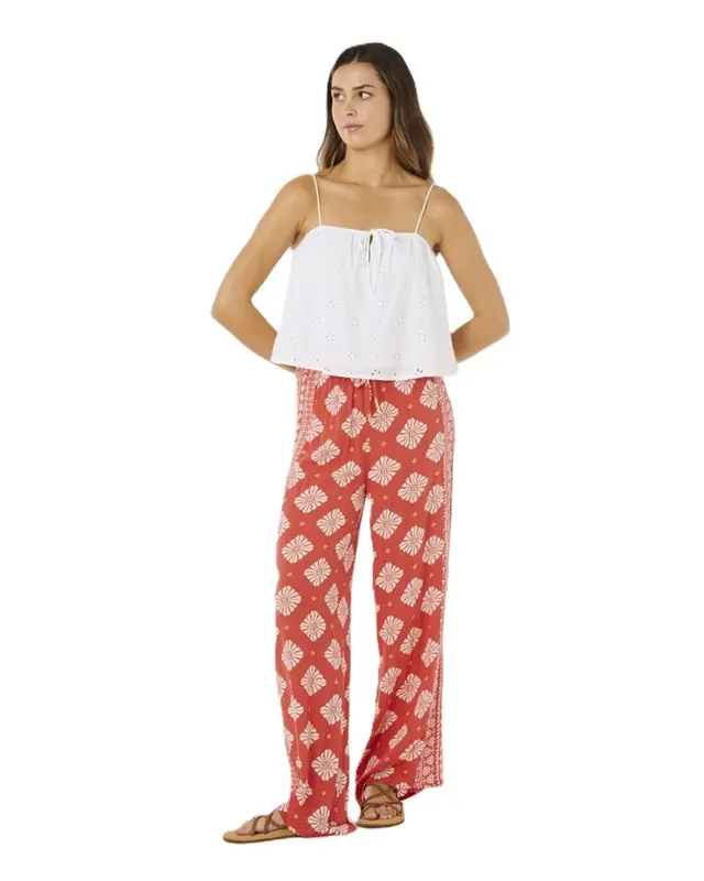 CALCA RIP CURL VENTURA WIDE LEG RED