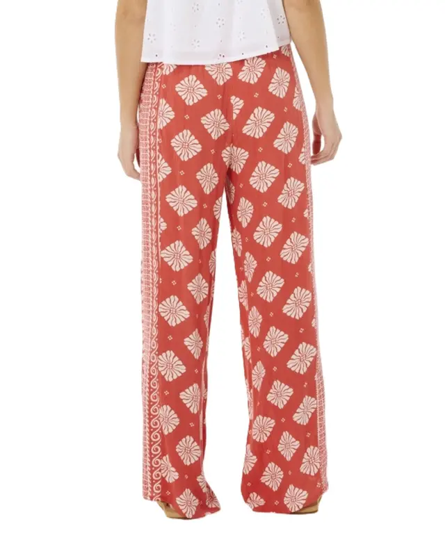 CALCA RIP CURL VENTURA WIDE LEG RED