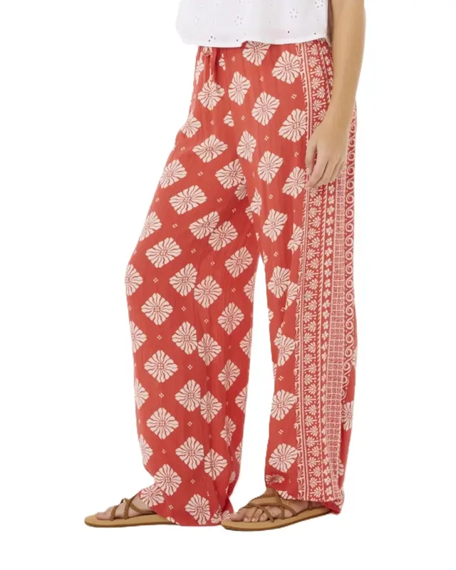 CALCA RIP CURL VENTURA WIDE LEG RED