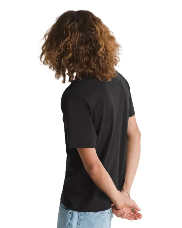 CAMISETA VANS NEW LEFT CHEST SS BLACK-WHITE