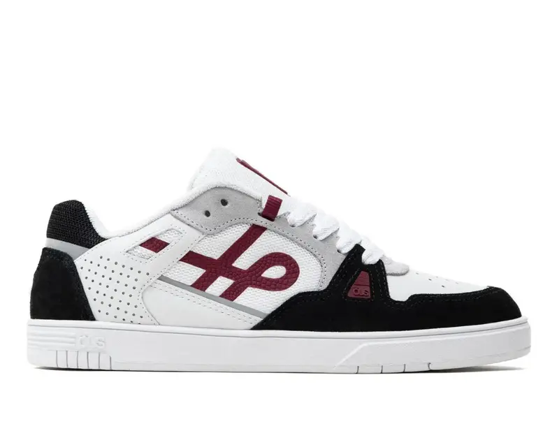TENIS ÖUS 2K COURO PRT BORDO BRANCO ESSENCIAL