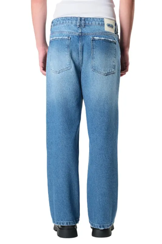 CALCA THESAINT REGULAR DENIM PANTS SOLID BLUE