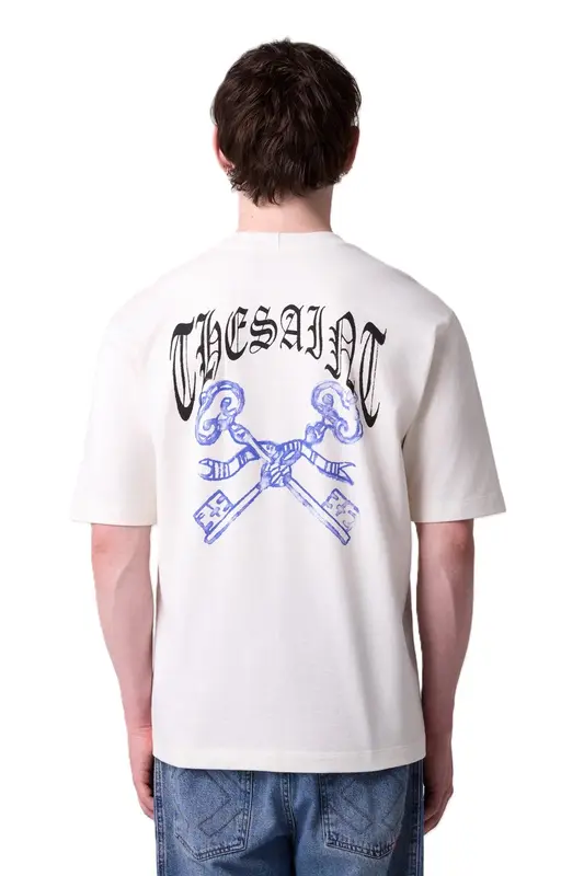 CAMISETA UNIQUE CROSS WRENCH OFF WHITE