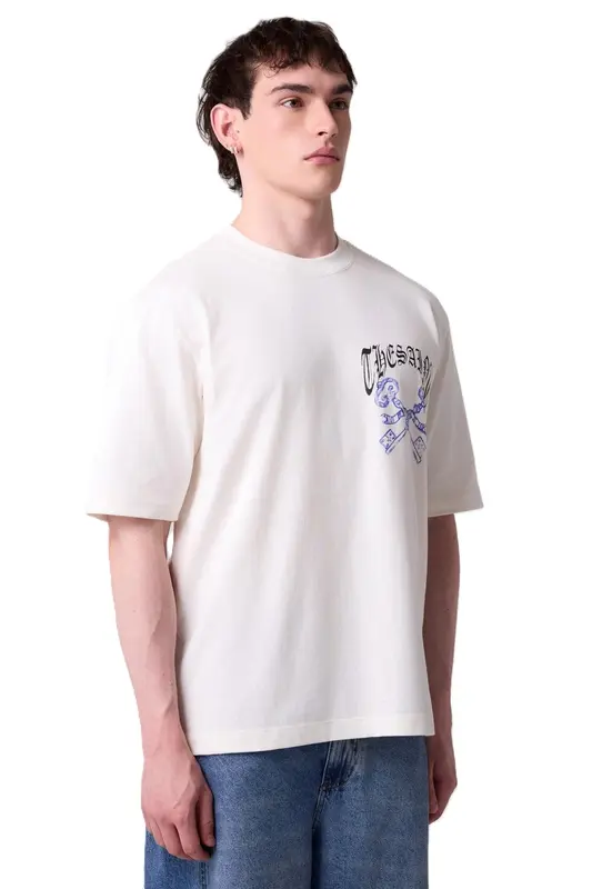 CAMISETA UNIQUE CROSS WRENCH OFF WHITE