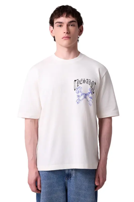 CAMISETA UNIQUE CROSS WRENCH OFF WHITE
