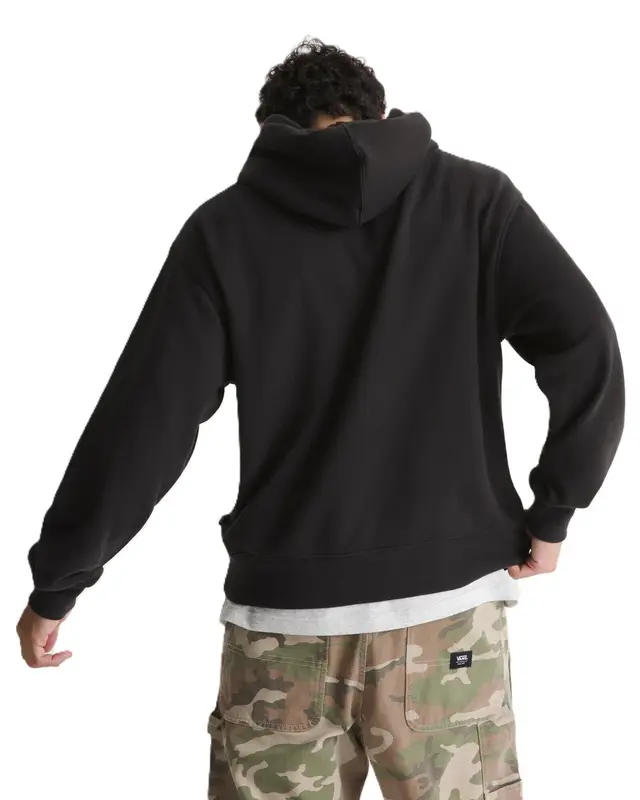 MOLETON VANS STRETCH LOGO PULLOVER BLACK