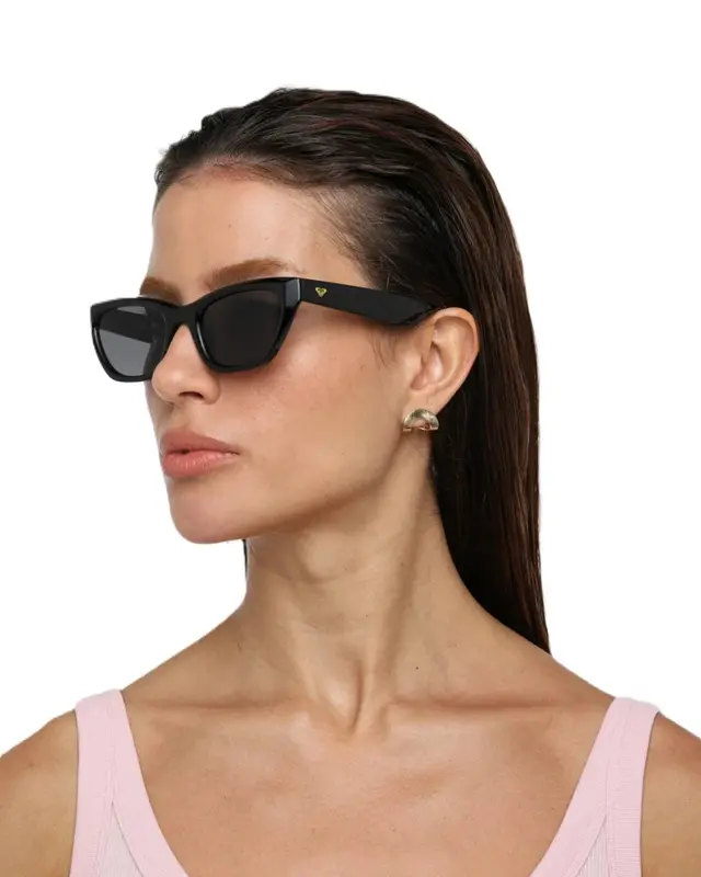 OCULOS ROXY PEARL PRETO/CINZA PRETO/CINZA