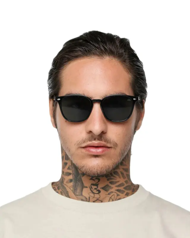 OCULOS QUIKSILVER LOS ANGELES PRETO/VERDE PRETO/VERDE 