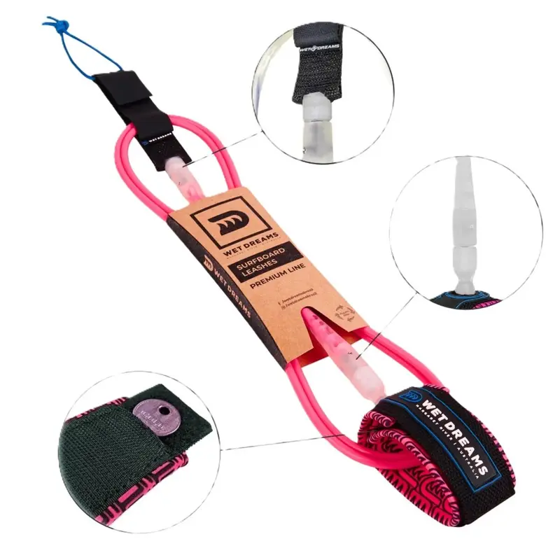 LEASH WET DREAMS FORCE TWO - 80 X 7MM PREMIUM PINK