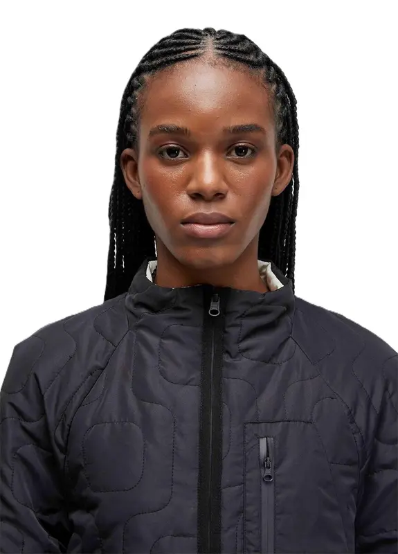 JAQUETA OSKLEN MATELASSE CALCADAO DOUBLE FACE PRETO/OFFWHITE