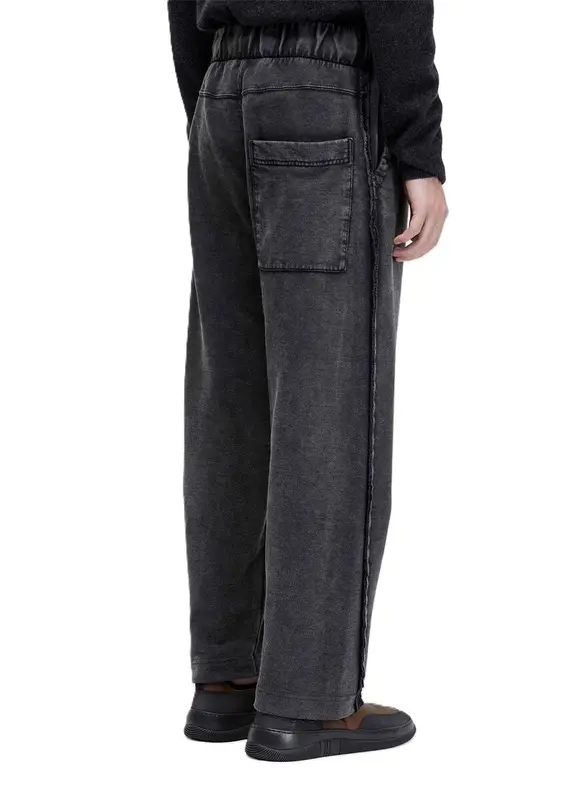 CALCA OSKLEN MOLETOM RAW SEAM PRETO