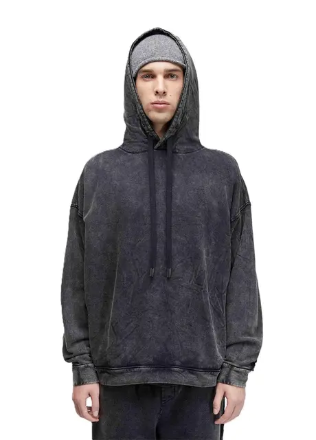 MOLETOM OSKLEN MARMORIZADO RAW SEAM